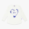 Camisola Bennie "Heart Blue" Pérola