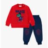 Conjunto Cardado Bennie Dino Skate Vermelho