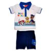 Conjunto de Polo e Calção da Patrulha Pata Azul