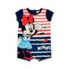 Macacão Disney da Minnie Mouse Riscas Azul