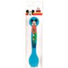 Conjunto de 2 Talheres de Plástico do Mickey Azul