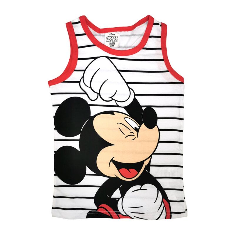 Conjunto Mickey T-shirt e Cueca Vermelho e Branco