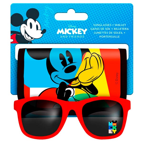 Conjunto Mickey de Carteira e Óculos de Sol