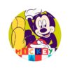 Toalha de Praia Redonda do Mickey de 150 cm