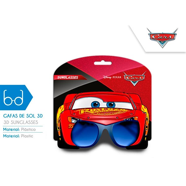 Óculos de Sol do Faísca Mcqueen Cars 3D
