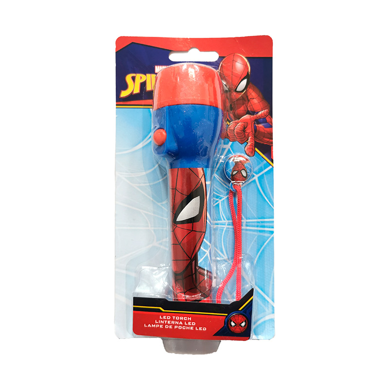 Lanterna Led do Homem Aranha Azul + 3 Anos