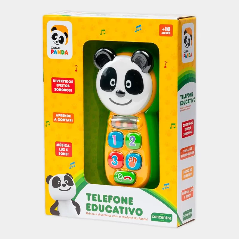 Telefone Educativo do Panda + 18 Meses | embalagem