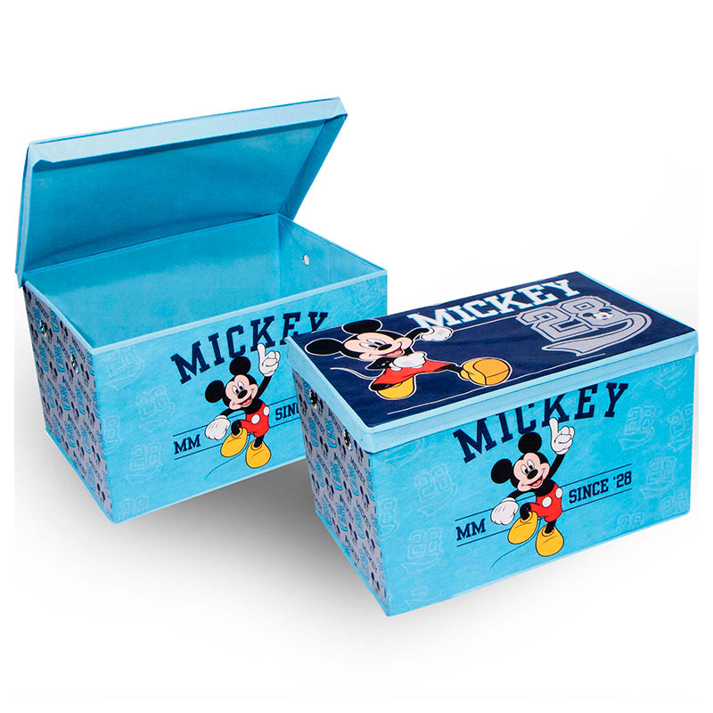Caixa de Arrumação Retangular do Mickey de 55 cm