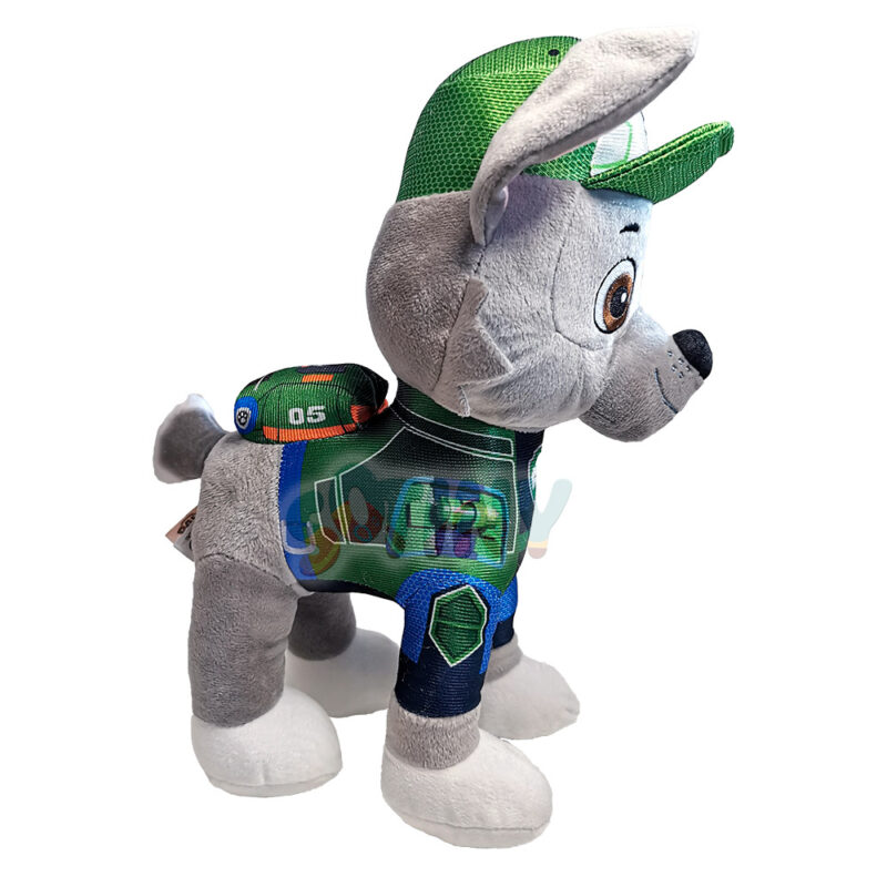 Peluche Rocky da Patrulha Pata (O Filme) de 27 cm