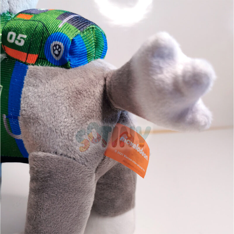 Peluche Rocky da Patrulha Pata (O Filme) de 27 cm