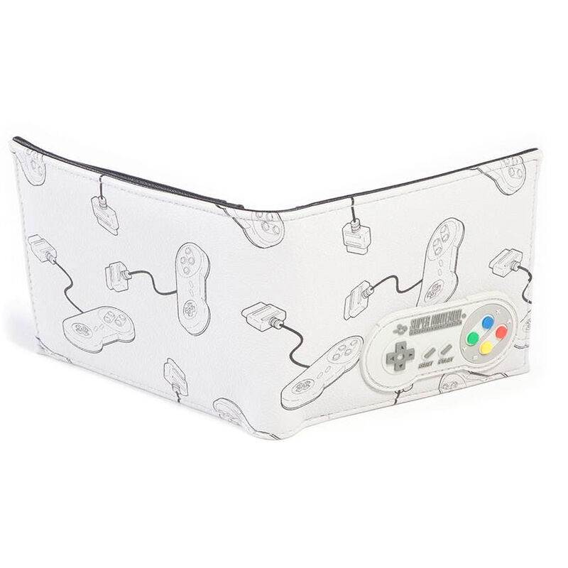 Carteira Controlador da Nintendo SNES Cinza