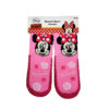 Pantufas Meias da Minnie Cor de Rosa