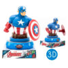 Luz de Presença do Capitão América Figura 3D