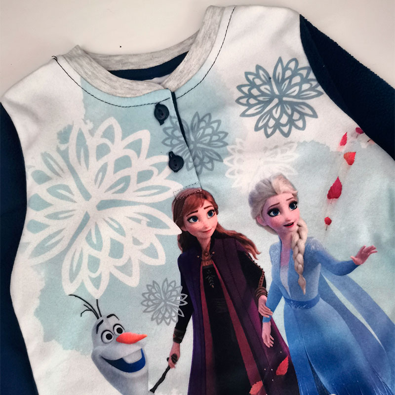 Pijama Polar da Disney Frozen de Manga Comprida