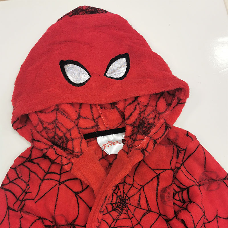 Robe de Coralina Homem-Aranha com Capuz