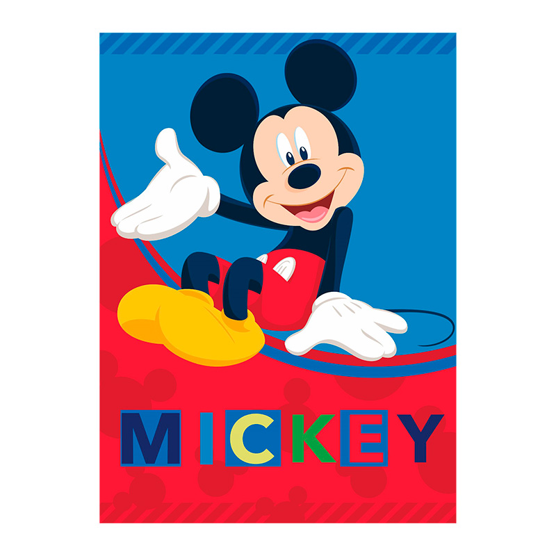 Manta Polar do Mickey Colors de 100 x 140 cm