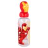 Garrafa de Plástico Figura Iron Man 3D de 560 ml