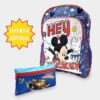 Mochila Escolar do Mickey Coisas Disney de 42 cm