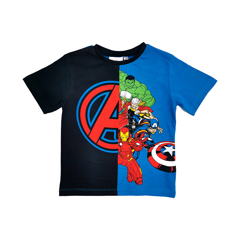 T-Shirt dos Marvel Avengers Azul/Preto