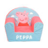 Sofá de Espuma da Peppa Azul/Rosa