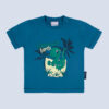 T-shirt Dino Egg Azul Atlântico de 6 a 36 Meses