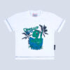 T-shirt Dino Egg Branco de 12 a 36 Meses