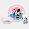Conjunto de Refeição da Minnie em Caixa de 3 Peças