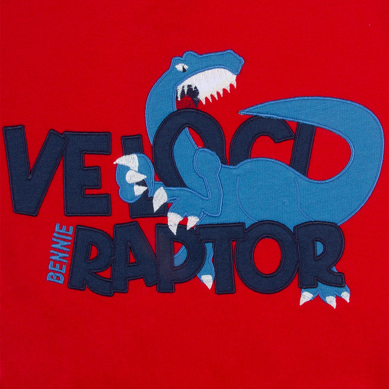 Fato de Treino Velociraptor Vermelho/Azul de 4 a 8 Anos