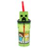 Copo de Plástico Figura Minecraft 3D de 360 ml