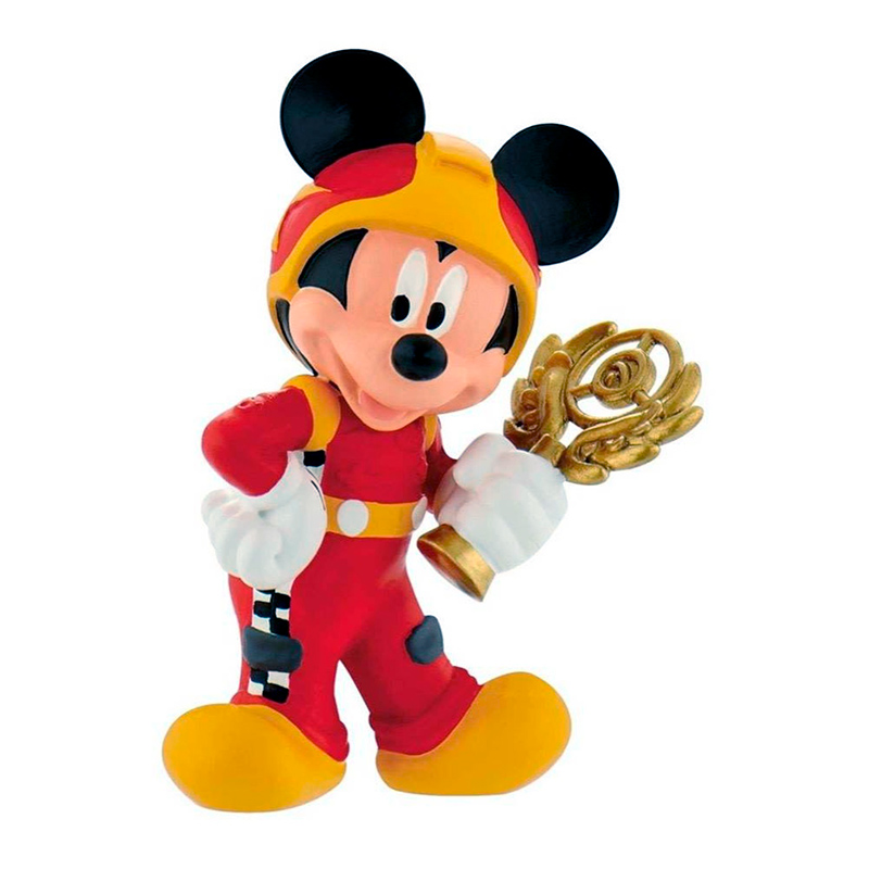 Figura Disney do Mickey Racer Bullyland PVC de 7 cm