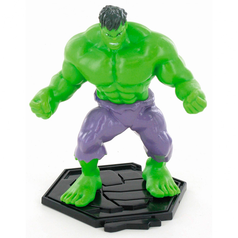 Figura Marvel do Hulk Comansi com Base de 9 cm