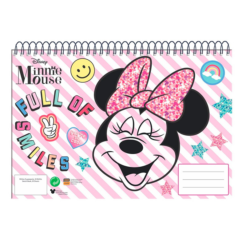 Caderno de Desenho Minnie Mouse A4