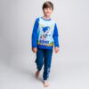 Pijama Manga Comprida do Sonic The Hedgehog Azul