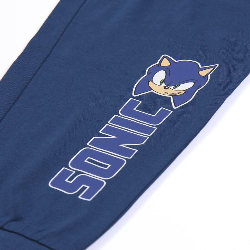 Pijama Manga Comprida do Sonic The Hedgehog Azul