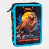 Estojo Duplo Jurassic World com Material Escolar