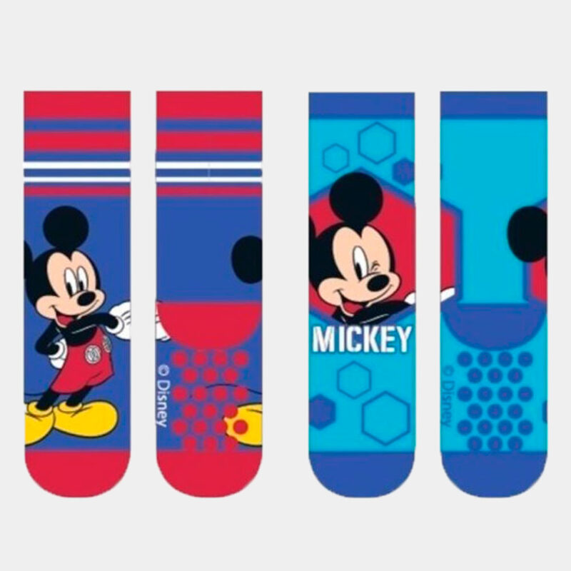 Meias Disney do Mickey Antiderrapantes 2 Pares_1
