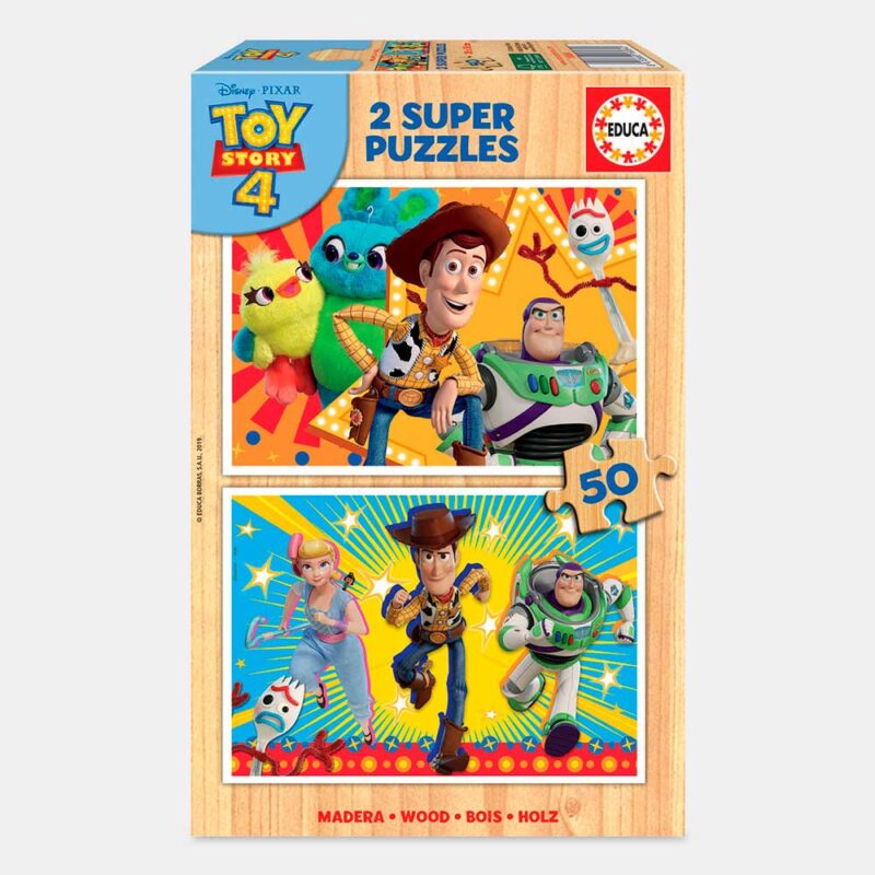 Puzzle Toy Story de Madeira de 50 Peças