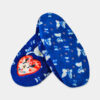 Pantufas Minnie Antiderrapantes Azul
