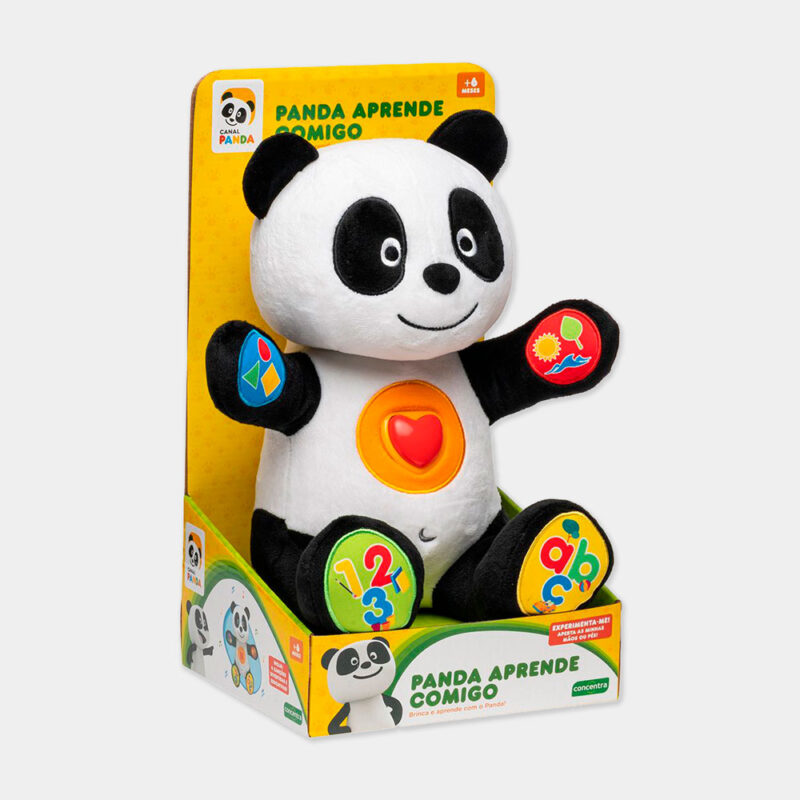 Peluche Panda Aprende Comigo