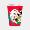 Copo de Plástico Natal do Mickey de 260ml