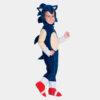 Fato Disfarce do Sonic 12-24 Meses