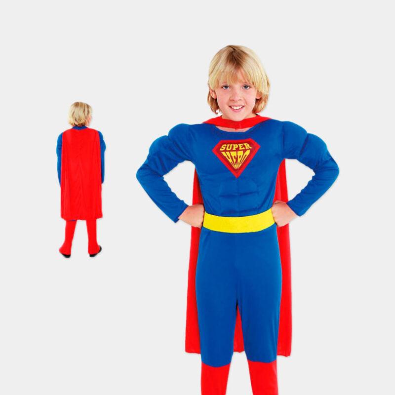 Fato Disfarce Super-Homem 3-9 Anos