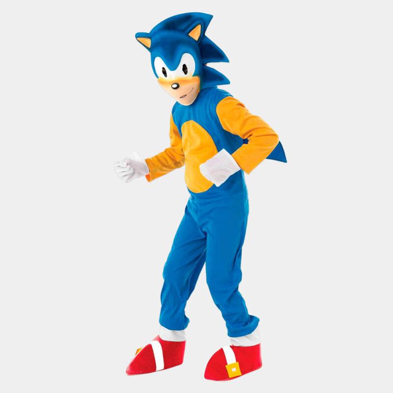 Fato Disfarce do Sonic 3-10 Anos