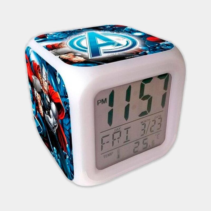 Relógio Despertador Marvel Avengers