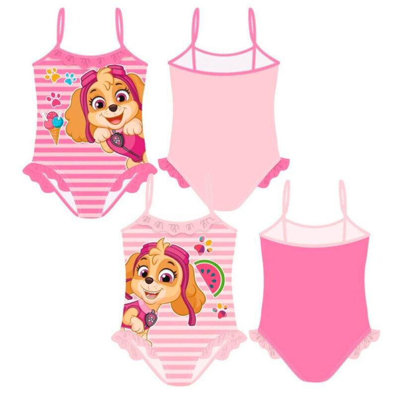 Fato de Banho da Skye Patrulha Pata com Folhos