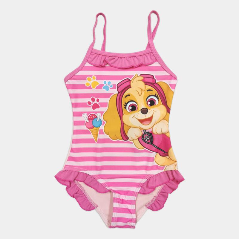 Fato de Banho da Skye Patrulha Pata com Folhos