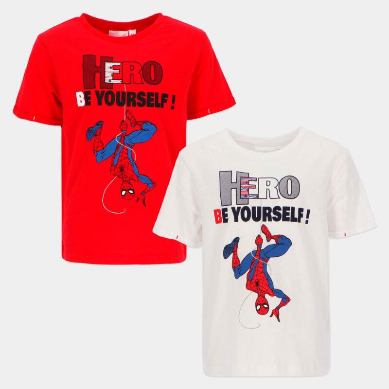 T-Shirt Marvel Homem-Aranha Vermelho/Branco