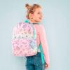 Mochilas Escolar Unicórnios e Arco-íris de 39cm