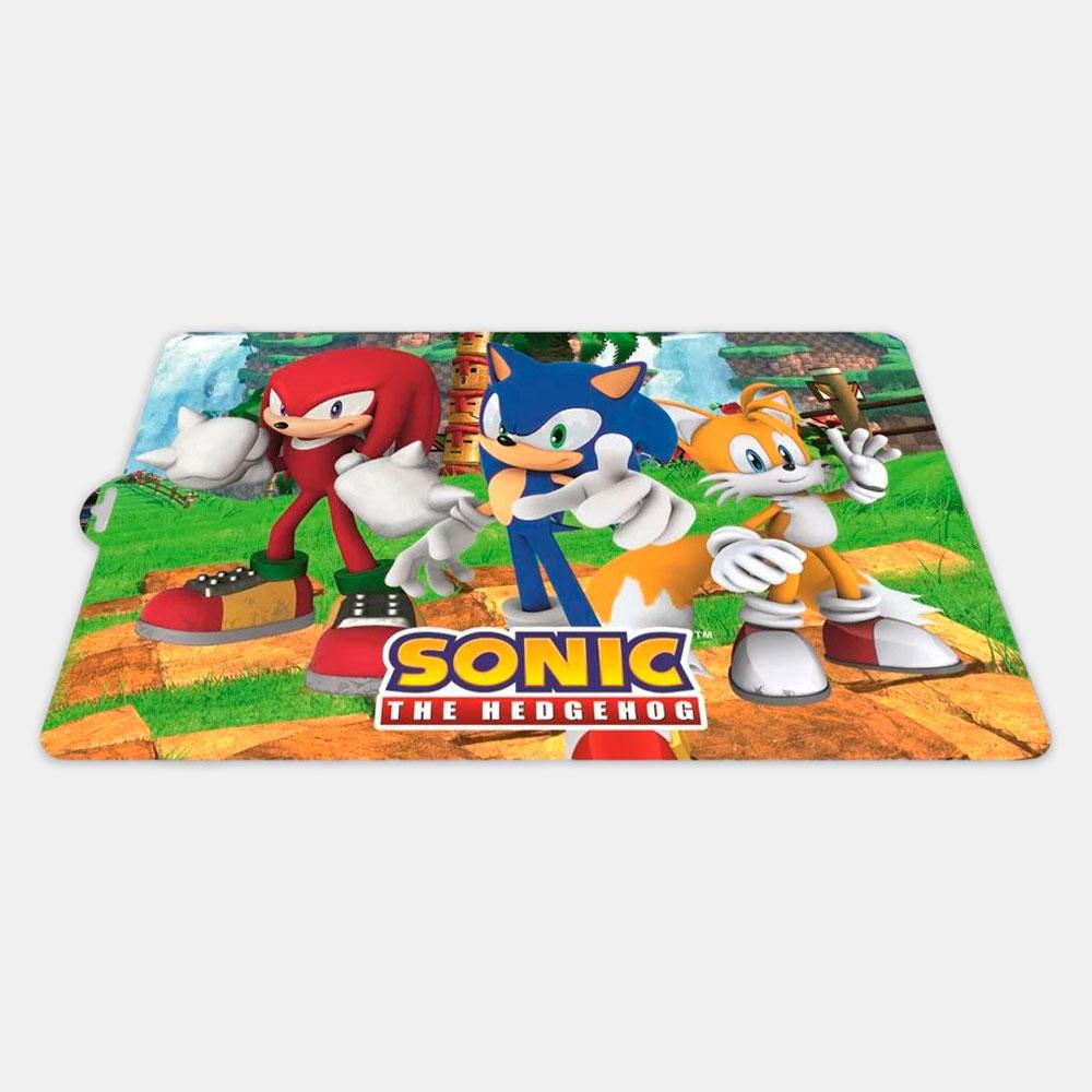 Personagens de Sonic the Hedgehog em ilustrações 3D
