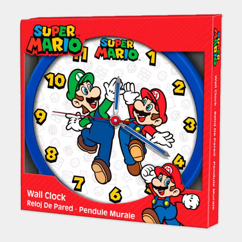 Relógio de Parede Super Mário_em caixa